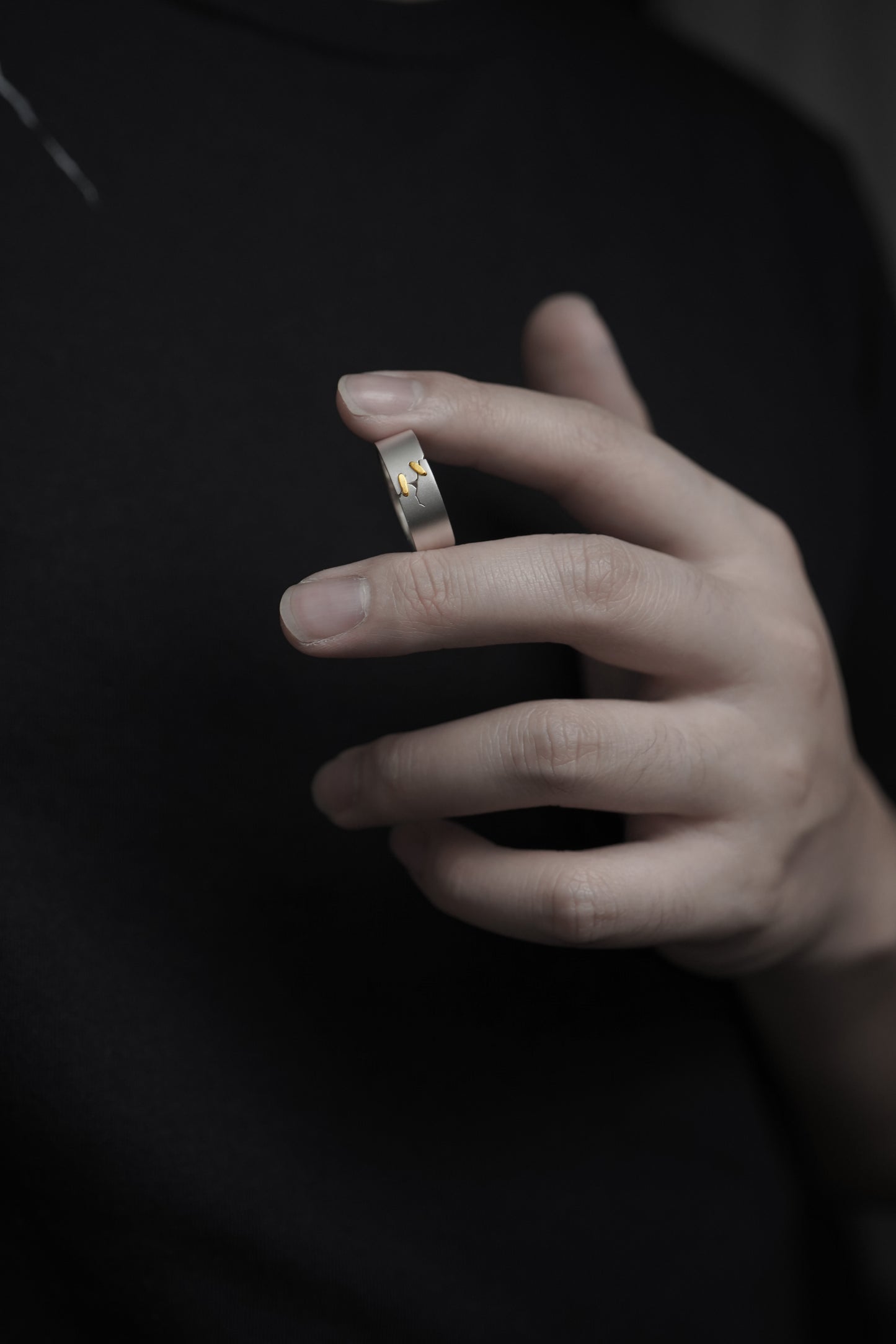 JuCi Band Ring White Duo