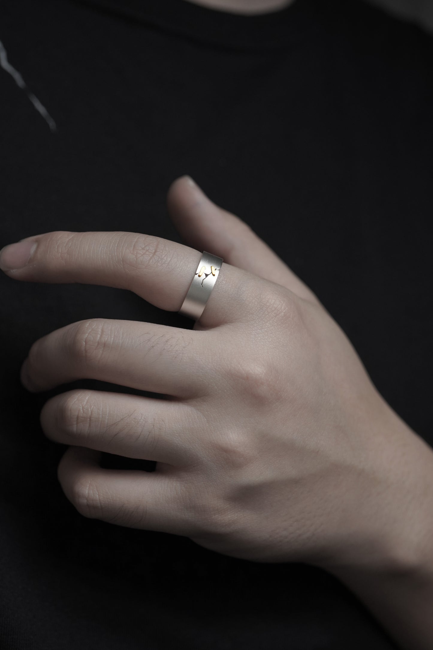 JuCi Band Ring White Duo