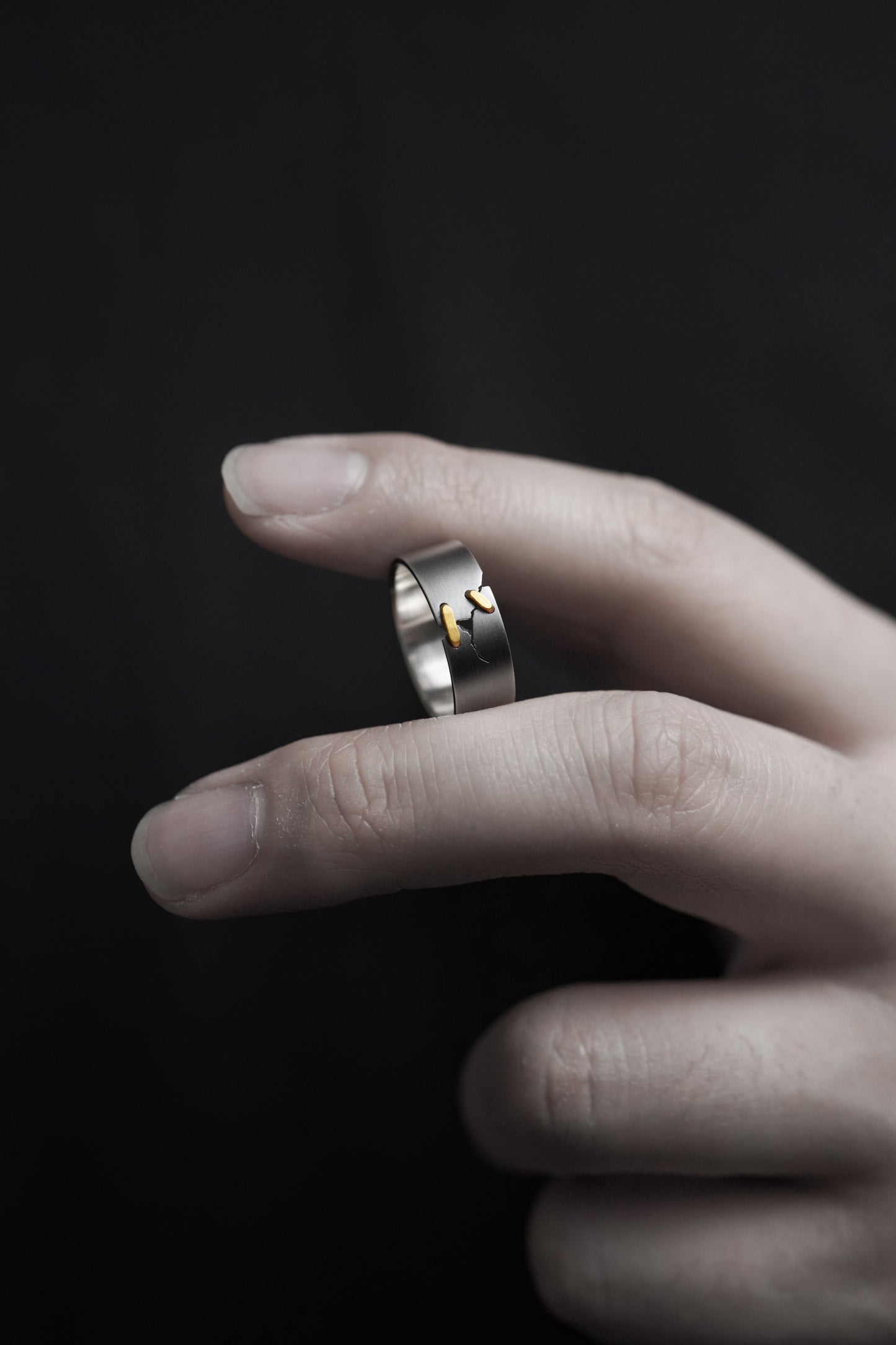 JuCi Band Ring Dark Duo