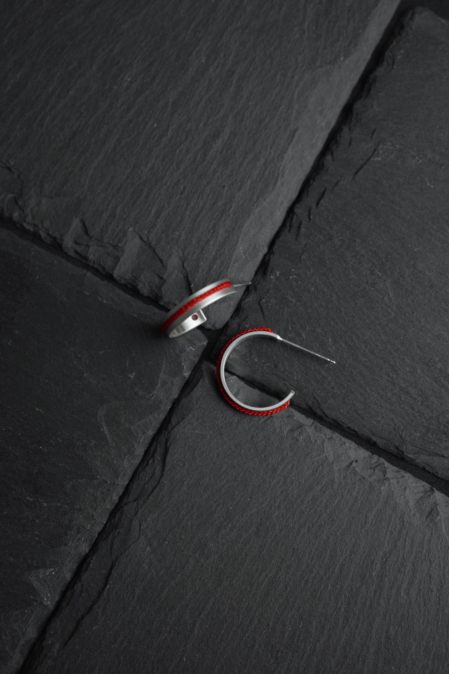 Red Line Earring