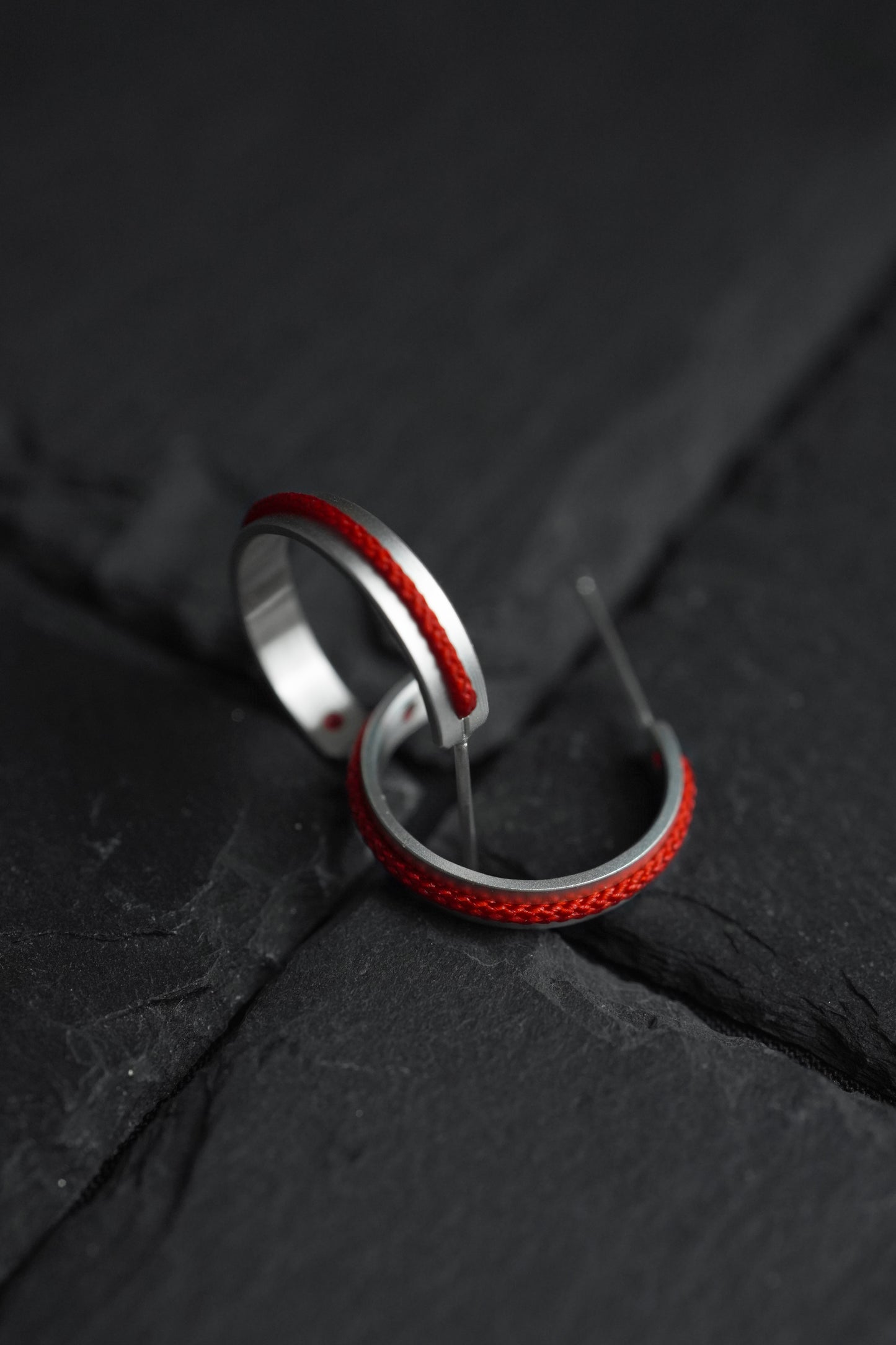 Red Line Earring