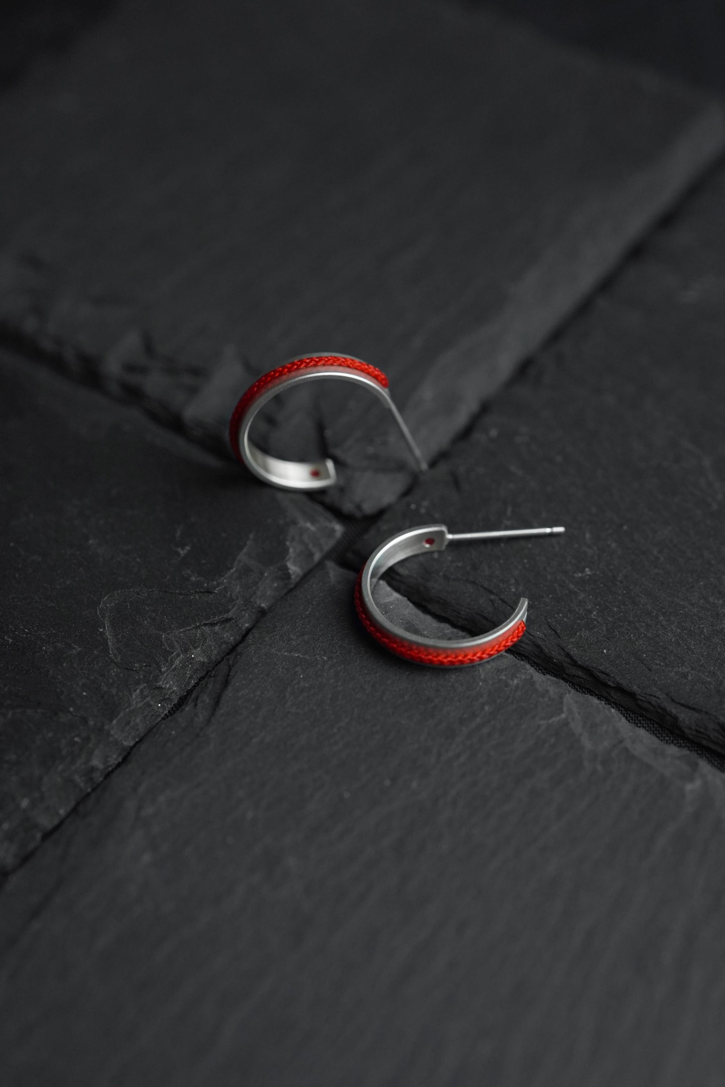 Red Line Earring