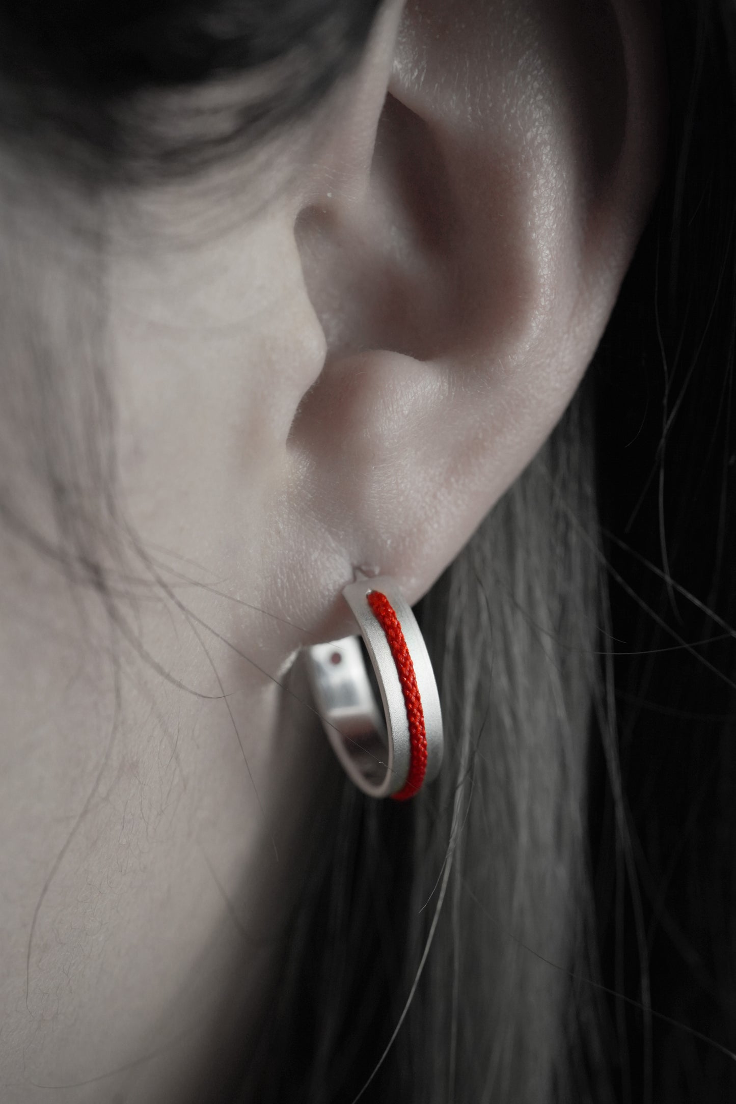 Red Line Earring
