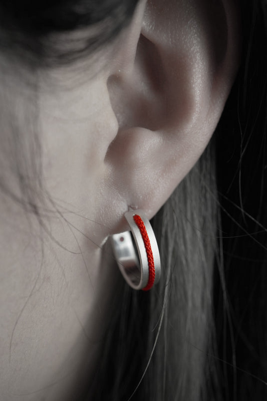 Red Line Earring