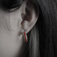 Red Line Earring