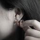Red Line Earring