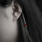 Red Line Ear Cuff Dangle