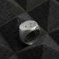 JuCi Signet Ring Round Black