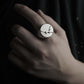 JuCi Signet Ring Round Black