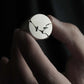 JuCi Signet Ring Round Black