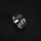 JuCi Band Ring Dark Duo With Diamond