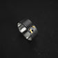 JuCi Band Ring Dark Duo With Diamond