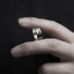 JuCi Band Ring Dark Duo With Diamond