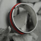 Red Line Band 7mm Dark