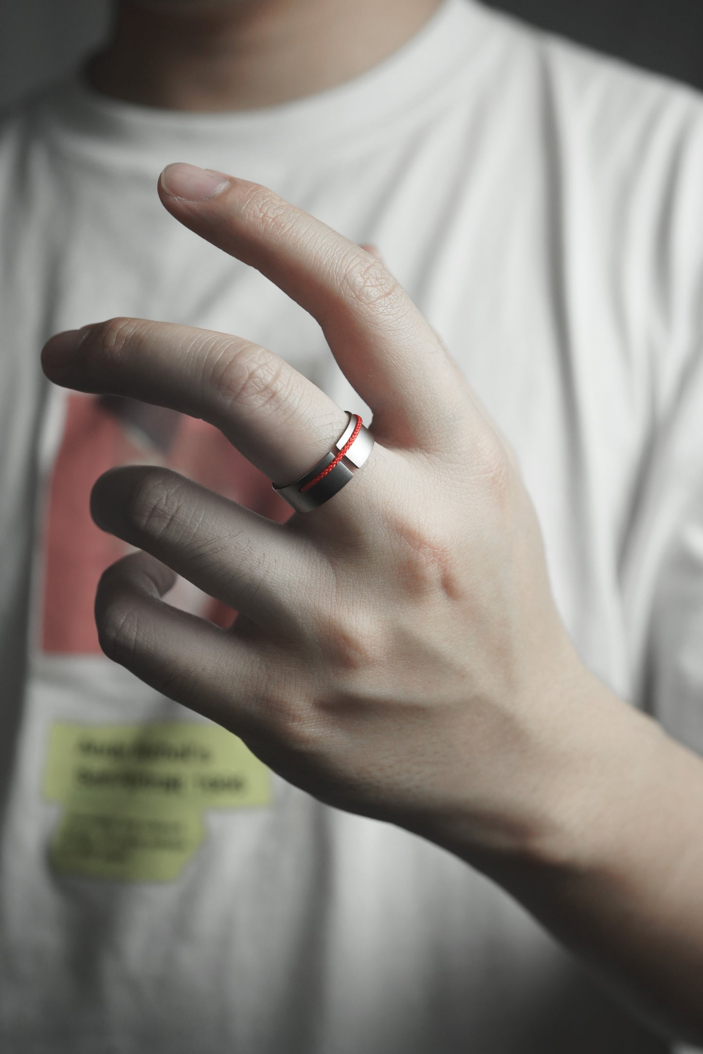 Red Line Band 7mm Dark