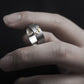 JuCi Band Ring Dark Duo With Diamond