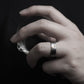 JuCi Band Ring Dark Duo With Diamond