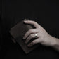 JuCi Band Ring White Duo With Sapphire