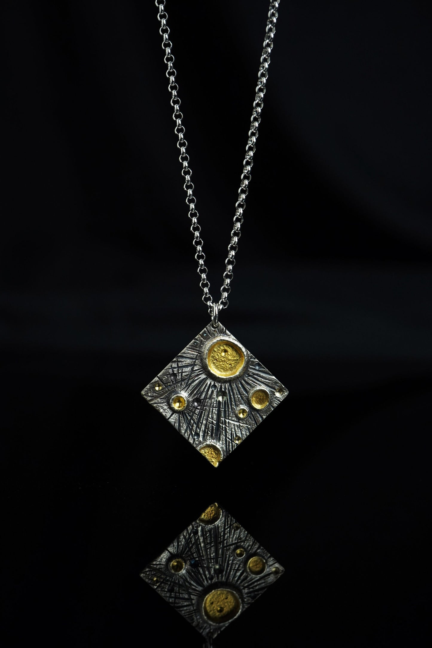 Crater Pendant (Square)